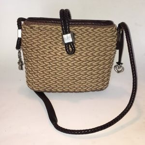 Brighton Straw and Leather Handbag